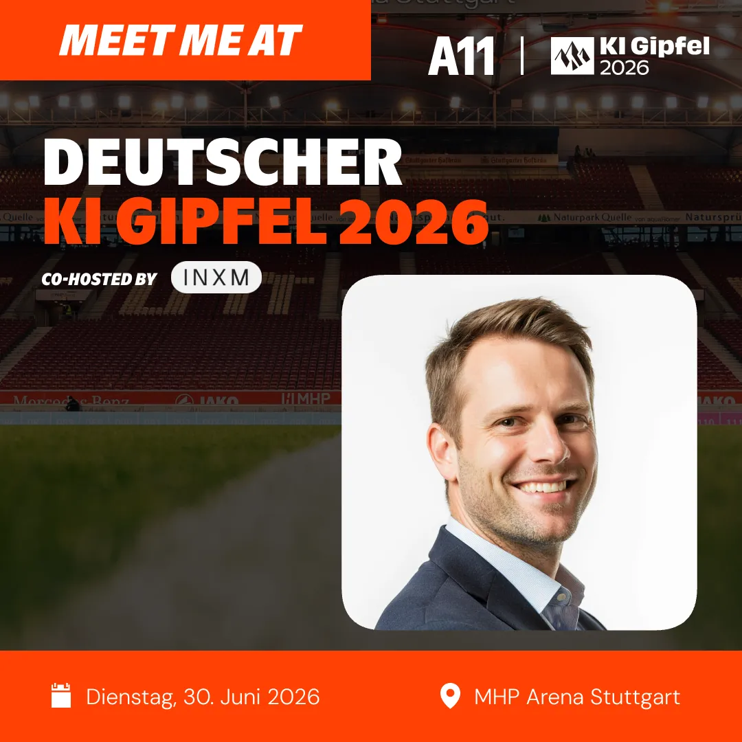Deutscher KI Gipfel 2026 branded LinkedIn graphic example created with Go Spread