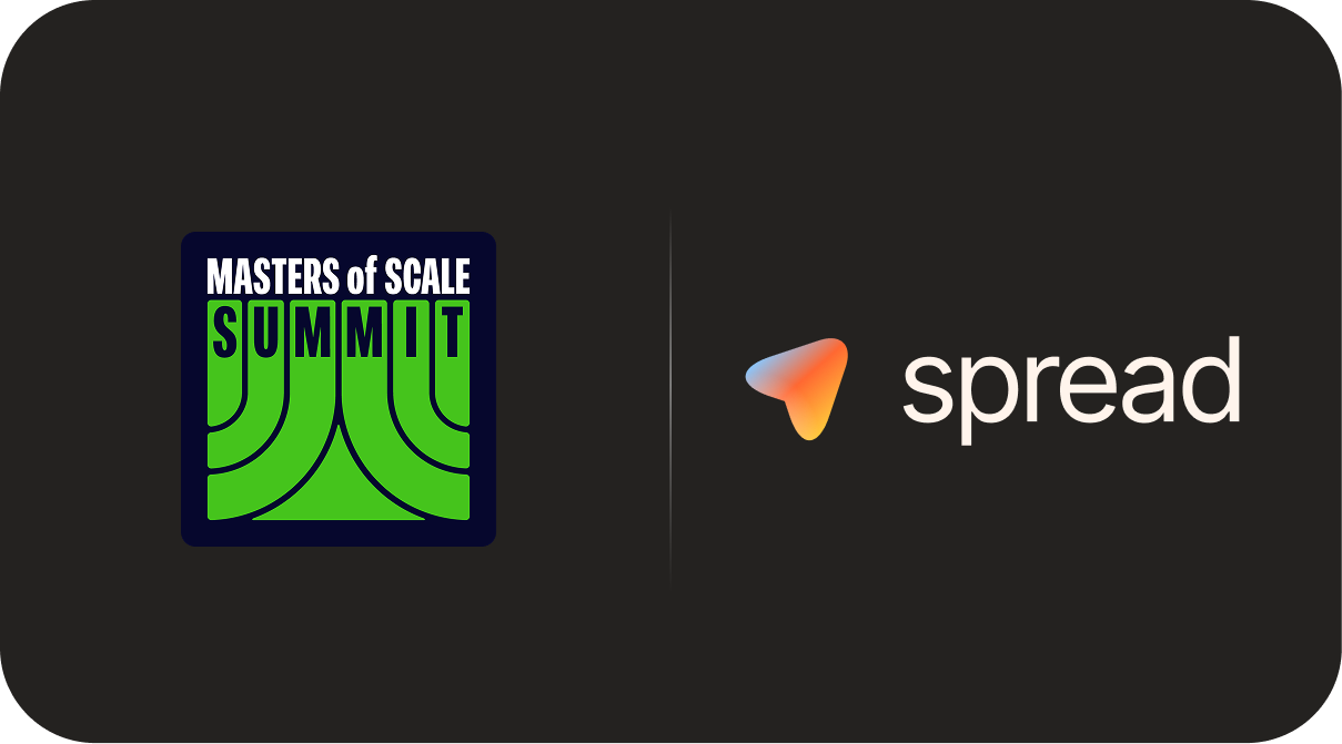 Masters of Scale × Go Spread partnership